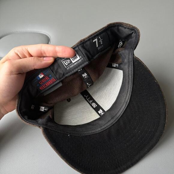 Vintage faded mlb detroit tigers fitted hat brown - Picture 4 of 7